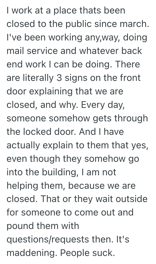 Screenshot 2025 07 09 at 6.41.18 PM Entitled Customers Saw The Closed Sign On The Fitting Room Door, But They Chose To Use It Anyway And Exhaust A Retail Worker